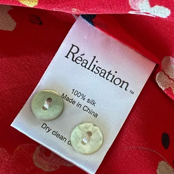 Réalisation Par Juliet Rouge Fleur Dress size Small - Picture 9 of 16